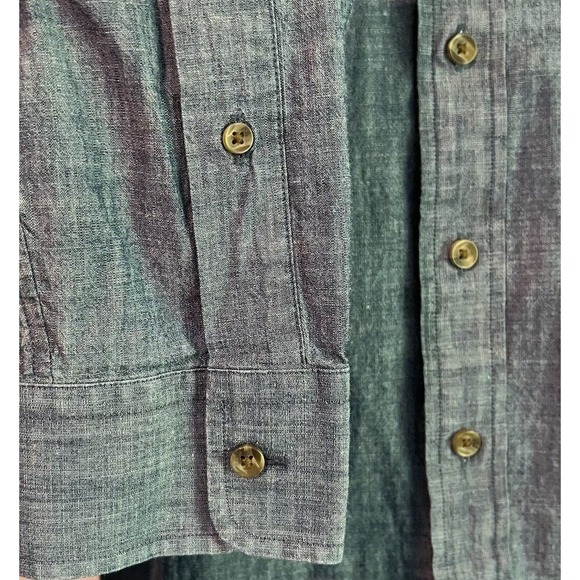 Vineyard Vines Slim Fit Crosby Mens Dress Shirt By Shep & Ian Blue Medium - Picture 4 of 10